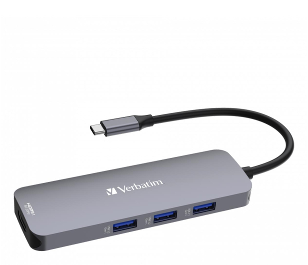 VERBATIM USB-C - 2x USB 3.0, USB-C PD, 2xHDMI, SD, microSD 32151 - 1236397 - zdjęcie